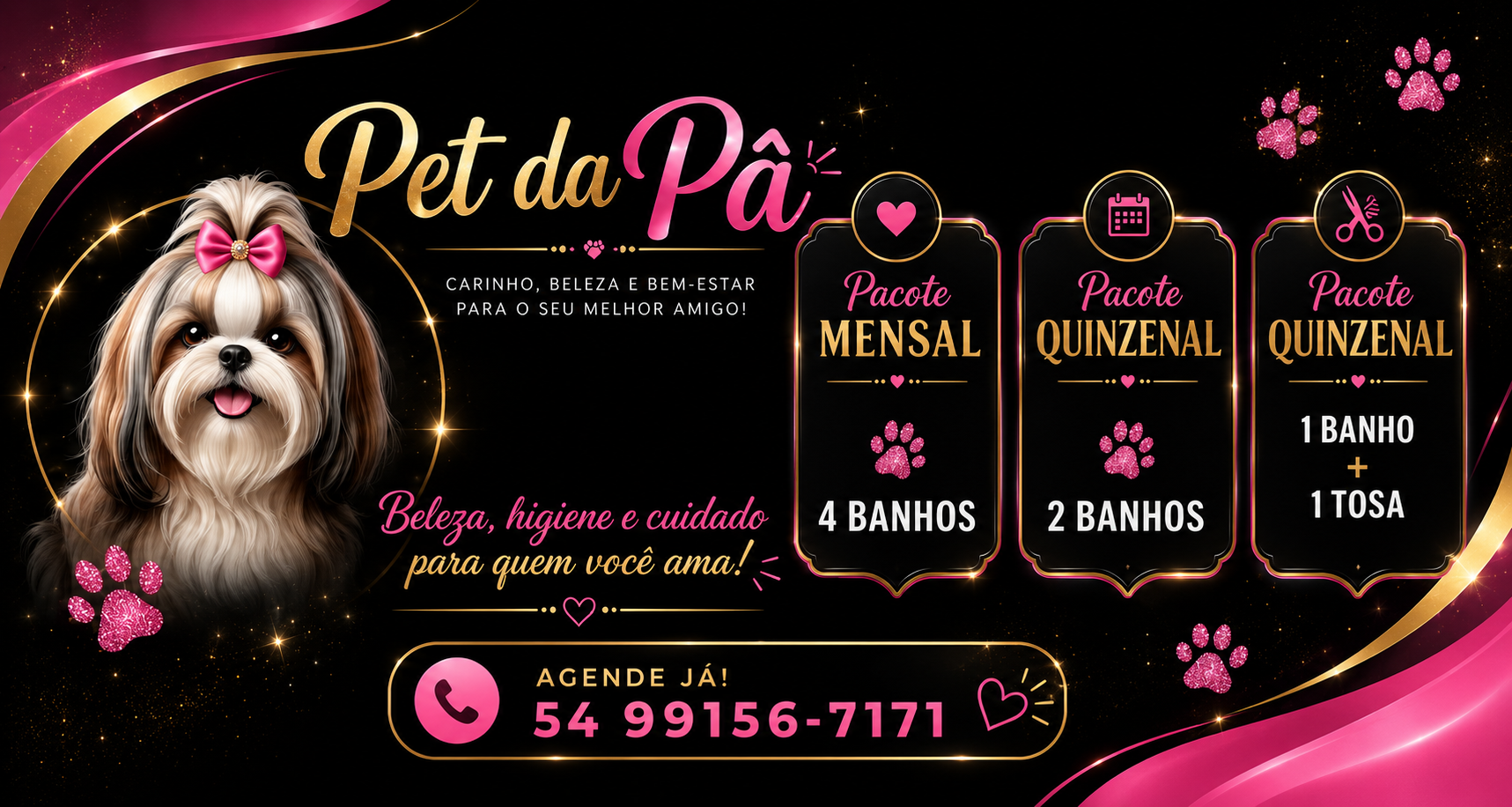 Promoções do pet